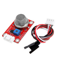 Keyes Brick MQ-2 Rauchmelder Anti-Rückwärtsstecker Weißes Terminal Gassensor-Modulplatine Unterstützung für Micro Bit