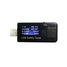 USB Tester Digitale DC Stroom Spanning Capaciteit Vermogen Detector Power Bank Oplader Indicator