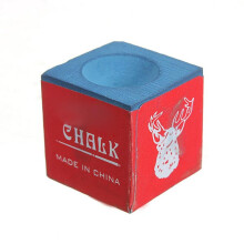 Gesso per tavolo da biliardo, attrezzi per stecche da pool e snooker, rosso e blu.