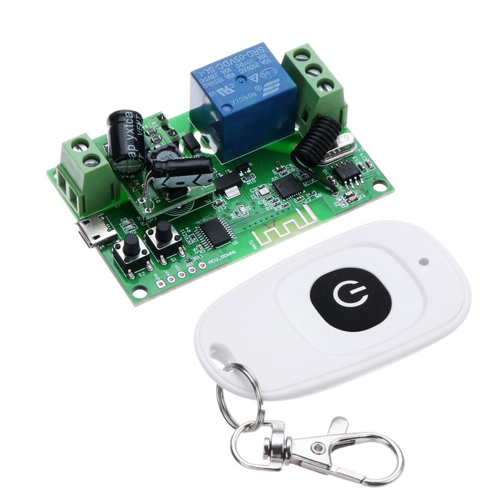 Dc 12V 433Mhz Wifi Door Wireless Remote Switch For Alexa Google Home Ios Android App Remote Control 791327046856