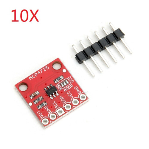 10Pcs CJMCU-MCP4725 I2C DAC Development Board Module
