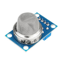 3 Stück MQ-6 Flüssiggas Isobutan Propan LPG Gas Sensor Modul Shield Flüssiger Elektronikdetektor Modul für Arduino