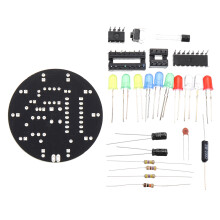 3 Stück Glücks-Drehscheibe Elektronik DIY Kit Lötübung Schaltkreis Experiment Trainingsbauteile