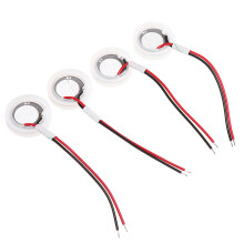 4 Stück 20 mm 1. 7 MHz Ultraschall-Nebelmacher Nebelgenerator Keramikscheiben mit Drahtdichtung