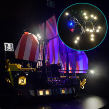 DIY LED-valonvalaistuspaketti VAIN LEGO 21322 Pirates Of Barracuda Bay -palikkapeliin