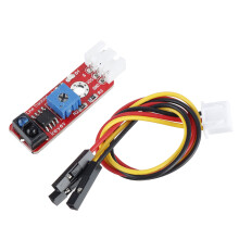 3 Stück Keyes Brick Graustufen-Sensor (Pad-Loch) Anti-Rückwärts-Stecker Weißer Anschluss TCRT5000 Sensor-Modul