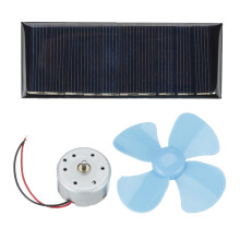 Kleines Experiment DIY Handgemachtes Kit Solar Panel Kleiner Ventilator Stromerzeugung Physikalisches Modell Materialpaket