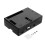Premium musta ABS Exclouse Box Case Raspberry Pi 3 Model B+ (Plus) varten 1