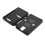 Premium musta ABS Exclouse Box Case Raspberry Pi 3 Model B+ (Plus) varten 6