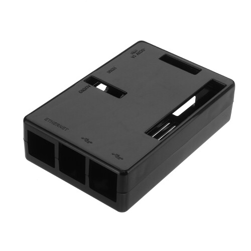 Premium musta ABS Exclouse Box Case Raspberry Pi 3 Model B+ (Plus) varten 2
