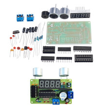 Kit de Medidor de Distância Ultrassónico DIY ST11F02 Radar de Reversão Componentes de Formação DIY