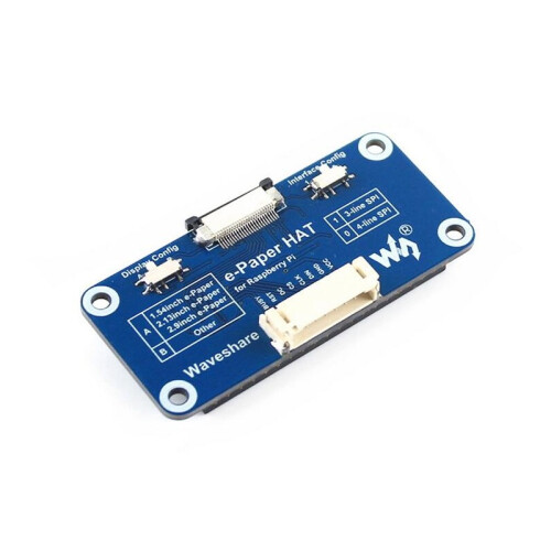 Waveshare Universal e-Paper Panel Treiber HAT SPI Oberfläche für Raspberry Pi 4 2