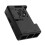 Zwarte ABS Exclouse Box Case Met Ventilatiegat Voor Raspberry PI 3 Model B+ 2