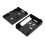 Zwarte ABS Exclouse Box Case Met Ventilatiegat Voor Raspberry PI 3 Model B+ 7