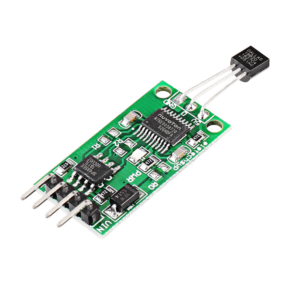 MóDulo Sensor De AdquisicióN De Temperatura DS18B20 3 Piezas 5 V Ttl Con Uart Modbus Rtu Pc Plc Mcu TermóMetro Digital-image