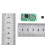 3pcs DS18B20 5V TTL Com UART Temperature Acquisition Sensor Module Modbus RTU PC PLC MCU Digital Thermometer 6
