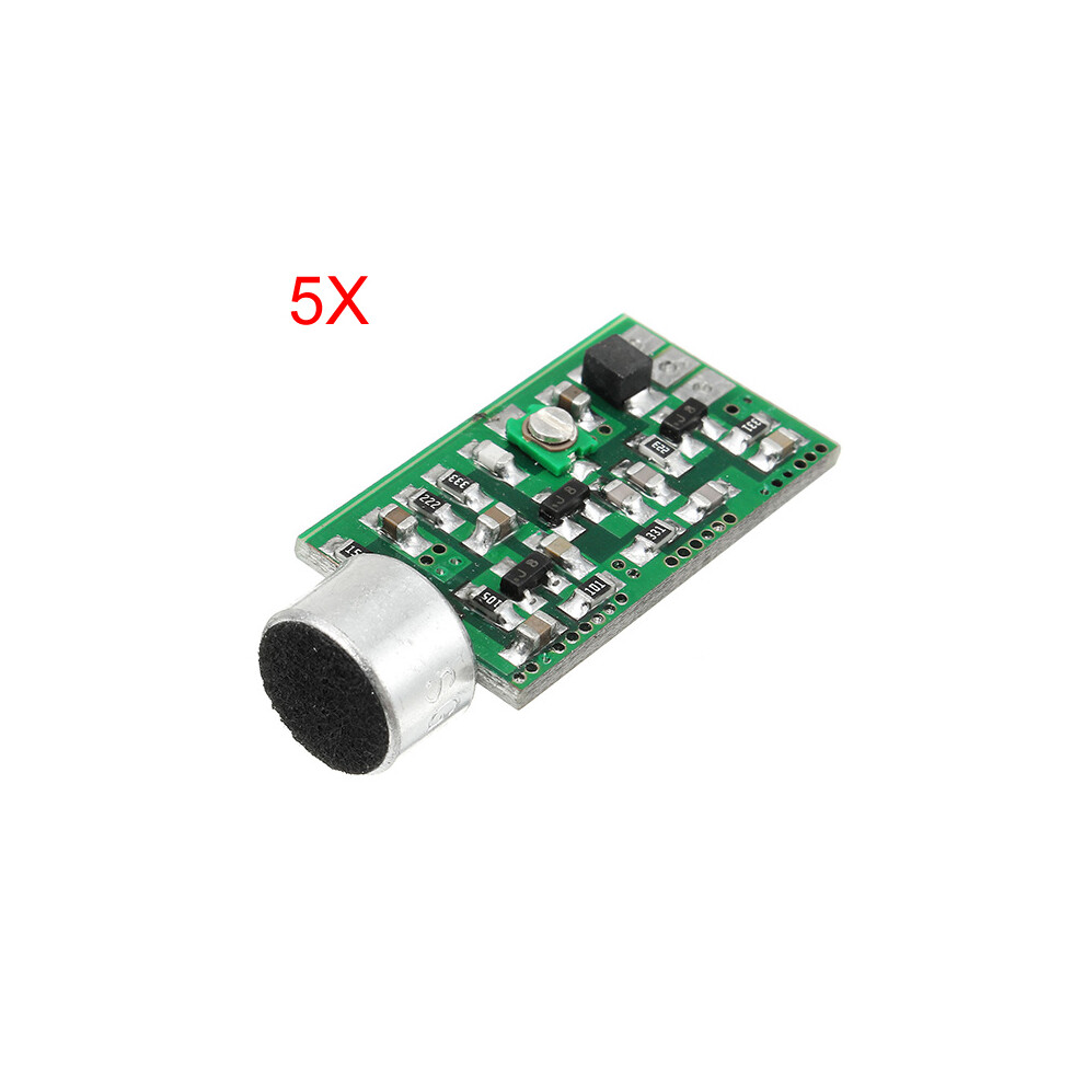 5Pcs Fm Wireless Microphone Pickup Wireless Audio Transmitter Fm Emission Mic Core Board V4.0 100Mhz 6908232824736