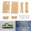 Transparent Acrylic Protective Case For 5V-12V to 300V-1200V DC-DC Boost Module 1