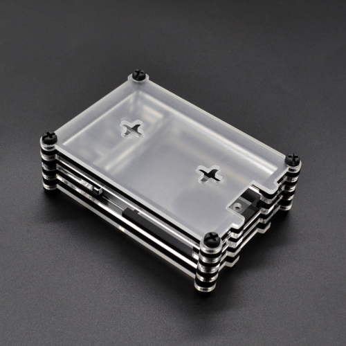 Funda protectora de plástico de 6 capas KEYES WX-4B506 para Raspberry Pi 4B 2