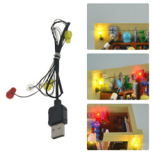 Plastik-Selbstsperrziegel DIY LED-Lichtkit für Brick FunCreator Bau DIY Haus