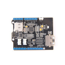 W5500 Ethernet Shield Ethernet-Controller Erweiterungsplatine IoT-Lösung mit integrierten Grove-Anschlüssen für I2C und UART