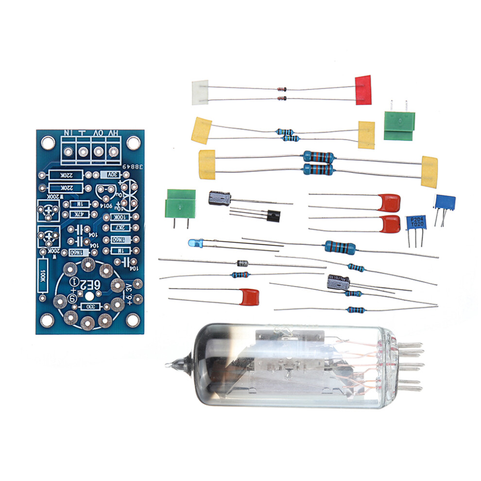 Scheda Audio Preamplificatore A Tubo 6E2 Scheda Driver Di Livello Di Potenza Vu Indicatore Di Volume Kit Fai-Da-Te Preamplificatore A Vuoto Segna-image