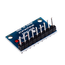 5 Stück 3. 3 V 5 V 8-Bit Blau Gemeinsame Kathode LED-Anzeigemodul DIY-Kit