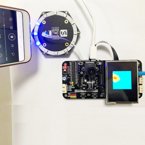 01Studio Microphone Array 6+1Mic Array Sound Source Localization Beamforming Speech Recognition K210 Development Demo Board Maix 2