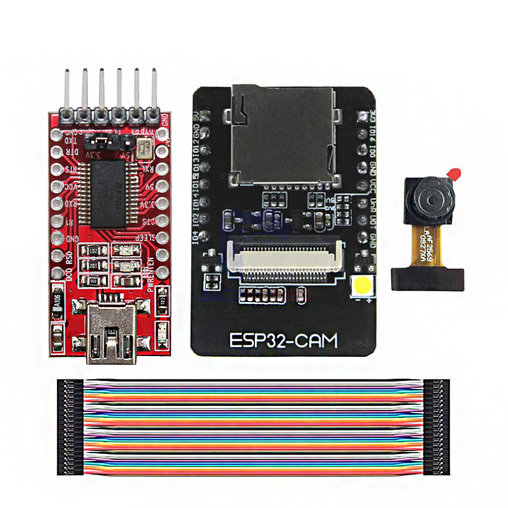 Esp32-Cam Wifi + Bluetooth Development Board Esp32 With Ft232rl Ftdi Usb To Ttl Serial Converter 40 Pin Jumper 682547679545