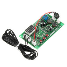 ZHIYU DC 12V 2-Weg 3 Draad Ventilator Slimme Temperatuurregelaar Met Temperatuur Snelheid Digitale Weergave