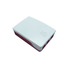 Officieel Beschermhoes Classic Rood en Witte Plastic Doos voor Raspberry Pi 4B