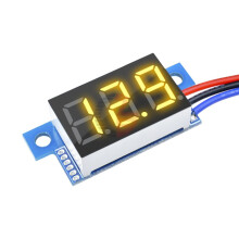 5 Stück Geekcreit DC 0–200 V 0. 36 Zoll Mini Digitalvoltmeter Spannungsprüfer 3-Draht Digitalvoltanzeige Auto-Voltmeter