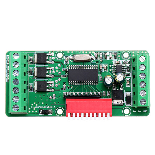 Mini 3 oder 4 Kanal LED DMX512 Decoder Platine mit Pull Code Konstantsteuerung für Lichtstreifen für Bühne oder LED-Werbebanner 1