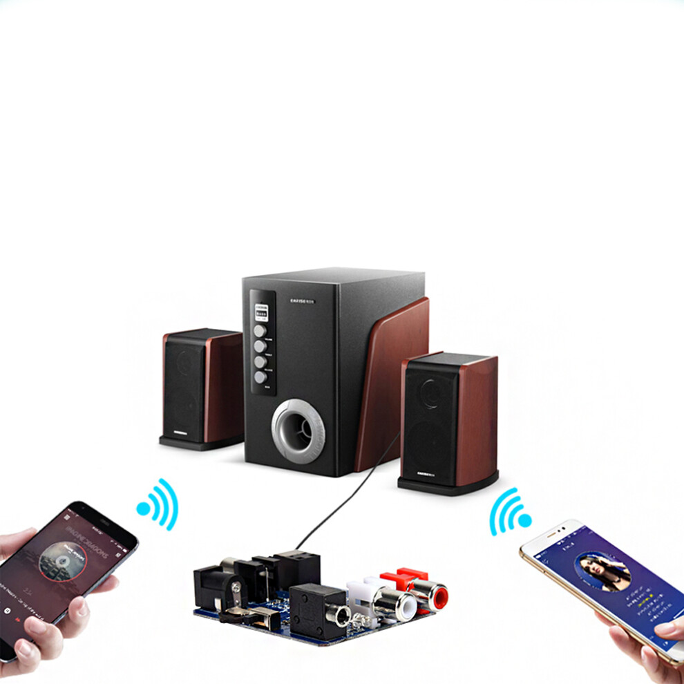 Kn326 Bluetooth 5.0 Audio Receiver Transmitter Aux Rca Usb 3.5Mm Jack Stereo Adapter Built-In Microphone For Tv Headphone Pc Car Cd Player 7686681447261