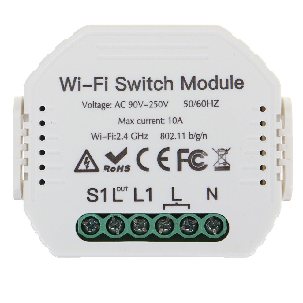 Bakeey Diy Wireless Wifi Breaker Smart Switch Work With Google Home Alexa For Smart Home 6920075702507