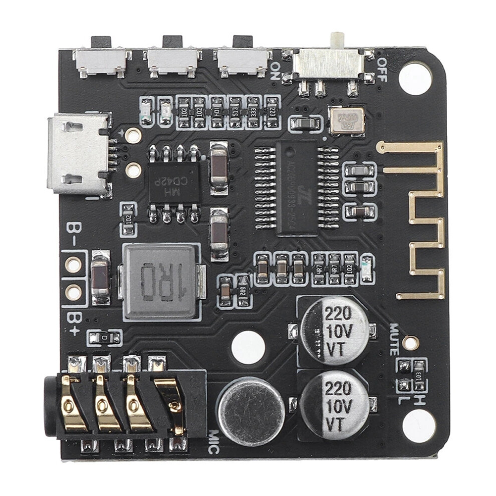 5Pcs Bluetooth 5.0 Audio Receiving Module Car Speaker Audio Power Amplifier Board Receiver Board Lossless Sound Quality Mp3 Decoder Board 300028039724