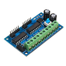 3 stuks L293D 4 DC Motor Aandrijving Module Motor Driver Intelligente H-brug Voor 4WD Auto Robot