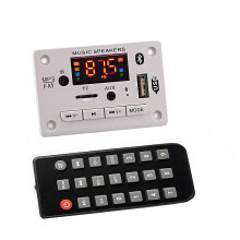 Bluetooth 5. 0 MP3-Player Decoder-Platine Buntes Display FM-Radio TF USB AUX Audio TF Radioempfänger Auto-Kit