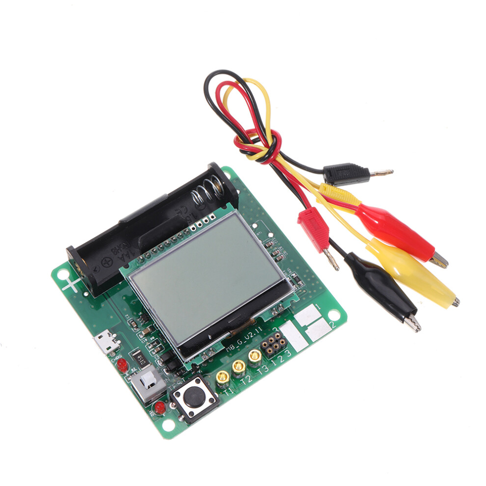 Lcr-T4 Mega328 M328 Multimetr Transistor Tester Multifunction Capacitance Esr Meter Mos Pnp Npn Lcr With Test Cable 773823692850