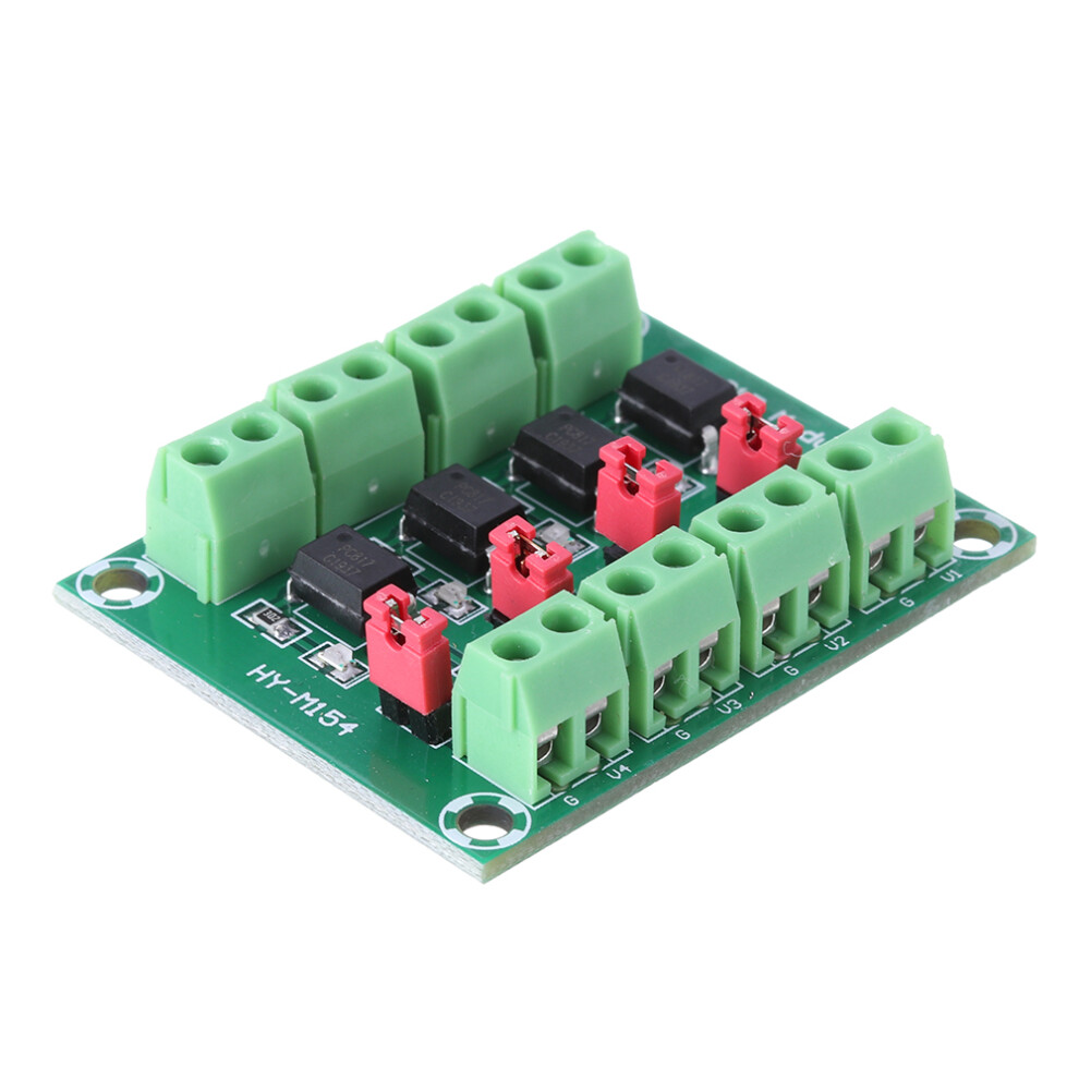 3Pcs Pc817 4 Channel Optocoupler Isolation Board Voltage Converter Adapter Module 3.6-30V Driver Photoelectric Isolated Module Pc 817 300028108017