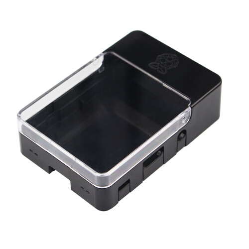 Capa protetora preta em ABS original com capa transparente para Sense HAT para Raspberry Pi 3B+