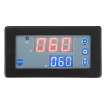 Digitale Dubbele Weergave Tijdcyclus Vertraging Relaismodule 1500W 10A