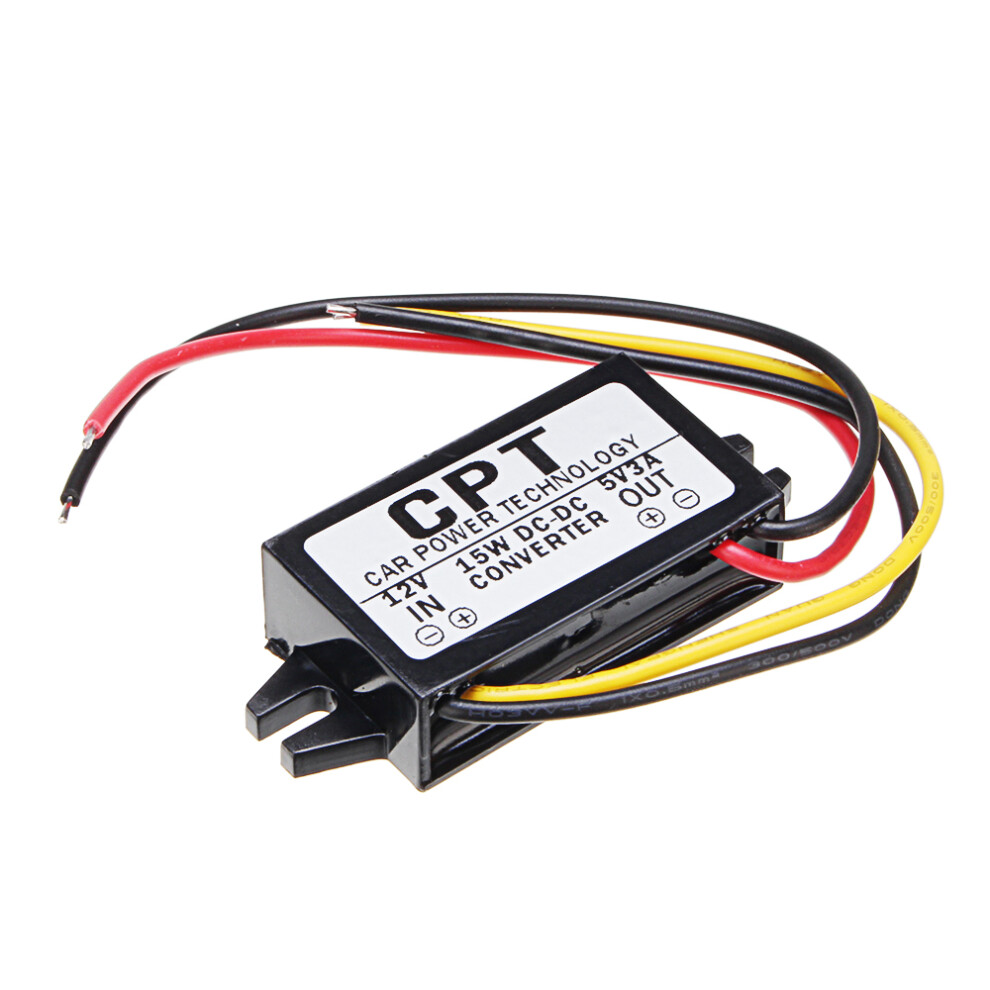 Cpt - Ul - 1 Wasserdichter 12 V Auf 5 V 3 A 15 W Dc - Dc - Wandlerregler Cpt Auto - Stromwandler Step - Down - Modul-image