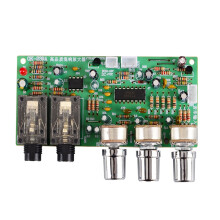 Karaoke Reverb Sekoitin Virtalähde Etuosa DC12 V Ulkokäyttöön Mikrofoni Auton Virtalähde Vahvistin Sekoitin