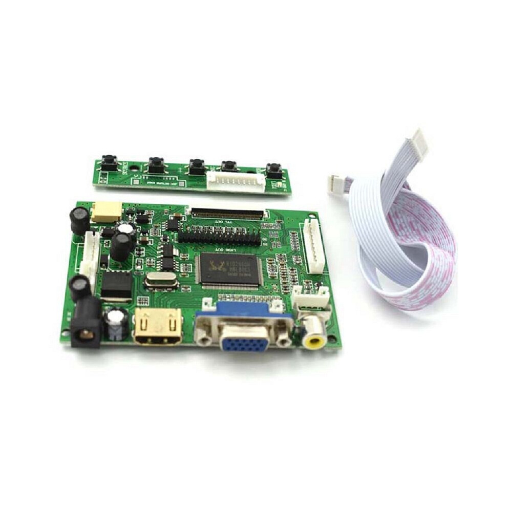 Hdmi Vga 2Av Lvds Acc Ttl Lcd Display Controller 50Pins Board Kit 800X480 Resolution For Raspberry Pi 300028116609