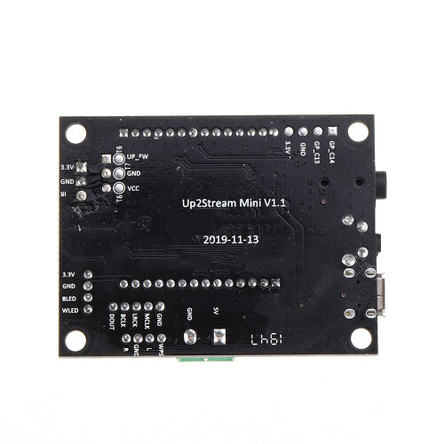 Módulo Receptor de Áudio WiFi Mini Up2stream com Spotify DLNA 24bit 192kHz FLAC Multiroom 2