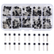 200 Stück 10 Werte x20 TO-92 Transistor Sortiment Gemischtes Set 2N2222 2N3904 2N3906 2N5087 2N5088 2N7000 MPSA42 MPSA92 usw.