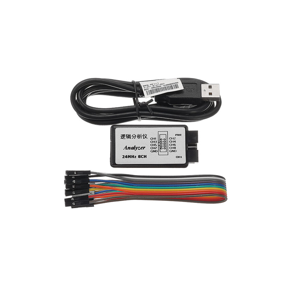 Usb Logic Analyzer 24M 8Ch Microcontroller Arm Fpga Debug Tool 773823744580