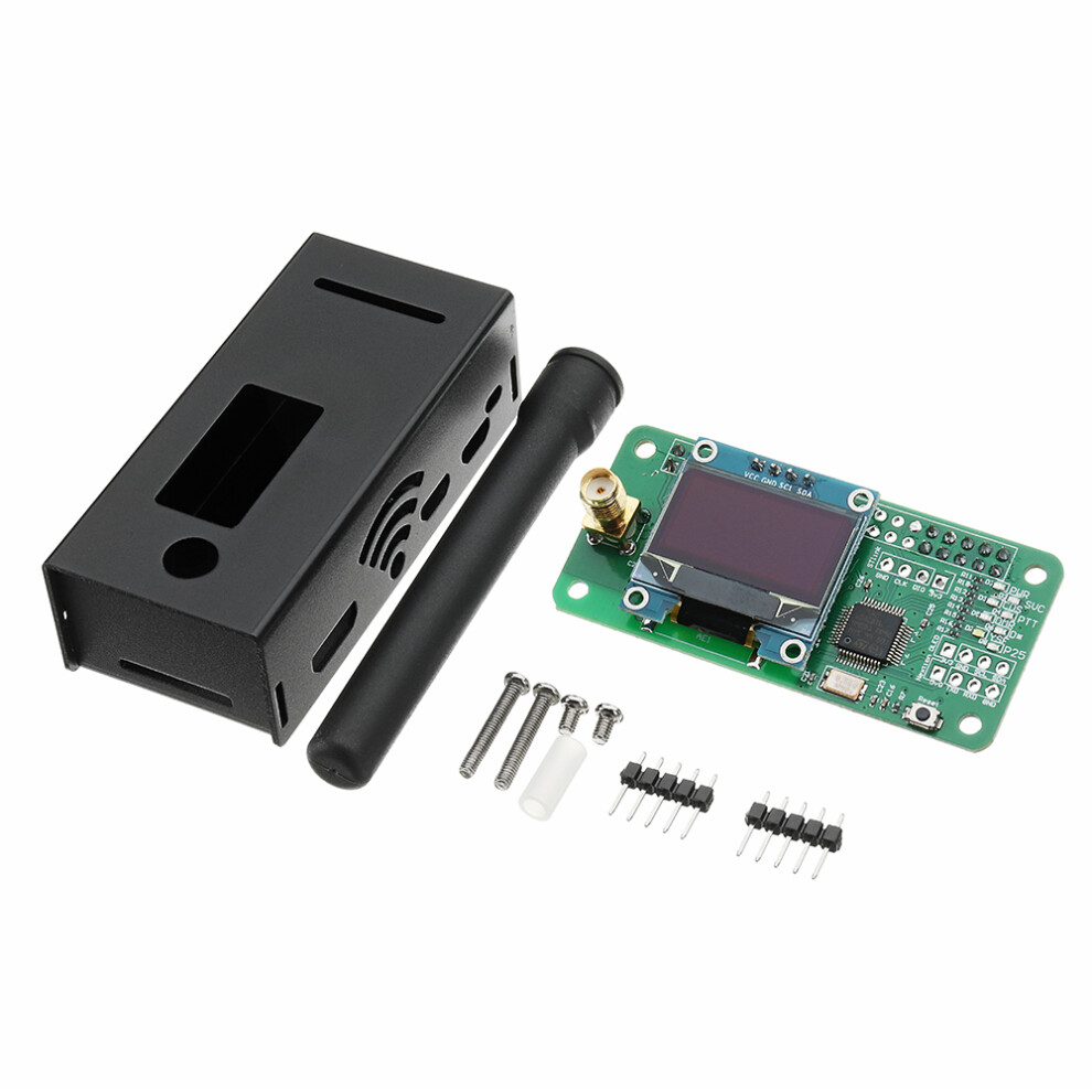 Antenna + Aluminum Case + Oled + Mmdvm Hotspot Support P25 Dmr Ysf For Raspberry Pi White 736211300386