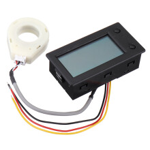 LCD Hall Coulomb Meter 12V24V60V72V Elektrofahrzeug Auto Spannungsstrom Elektrische Energiemessgerät